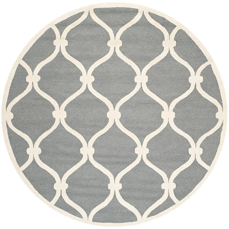 Safavieh Cambridge Cam710D Dark Grey / Ivory Rugs - Safavieh - cam710d - 6r