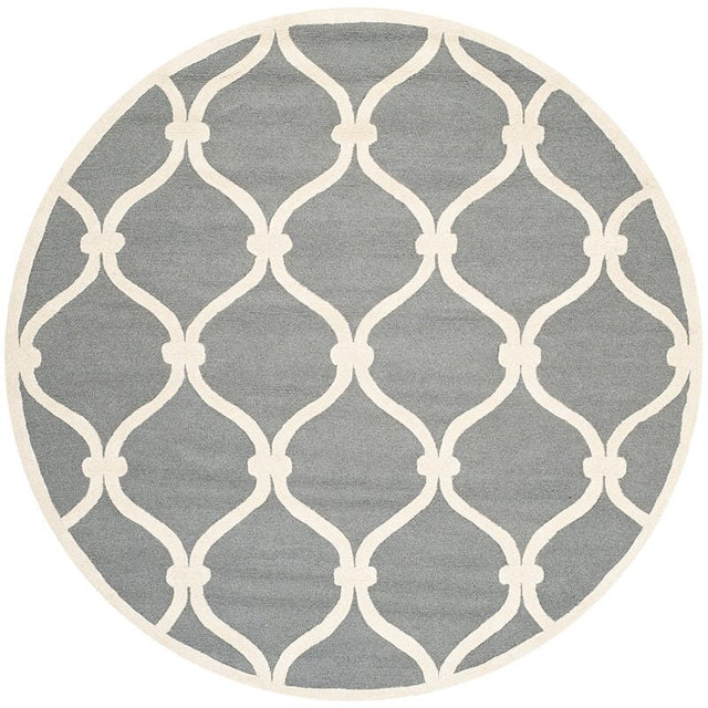 Safavieh Cambridge Cam710D Dark Grey / Ivory Rugs - Safavieh - cam710d - 6r