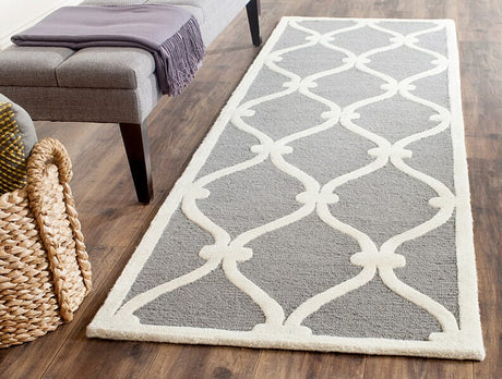 Safavieh Cambridge Cam710D Dark Grey / Ivory Rugs - Safavieh - cam710d - 6sq