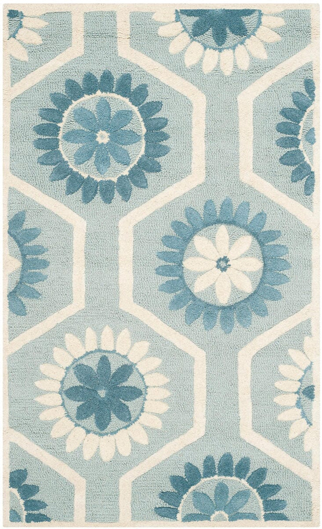 Safavieh Cambridge Cam715B Blue / Ivory Rugs - Safavieh - cam715b - 6r