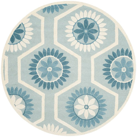 Safavieh Cambridge Cam715B Blue / Ivory Rugs - Safavieh - cam715b - 6r