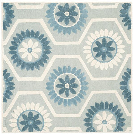 Safavieh Cambridge Cam715B Blue / Ivory Rugs - Safavieh - cam715b - 6sq