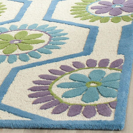 Safavieh Cambridge Cam716A Ivory / Blue Rugs - Safavieh - cam716a - 2