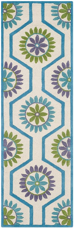 Safavieh Cambridge Cam716A Ivory / Blue Rugs - Safavieh - cam716a - 28