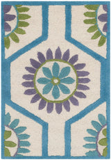 Safavieh Cambridge Cam716A Ivory / Blue Rugs - Safavieh - cam716a - 6r