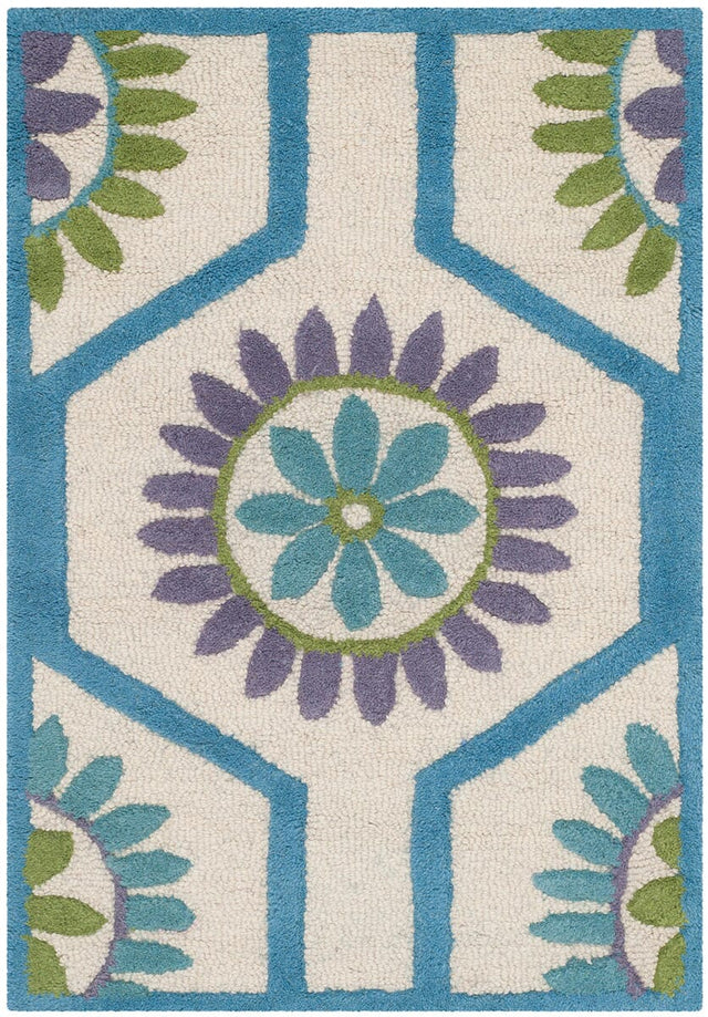 Safavieh Cambridge Cam716A Ivory / Blue Rugs - Safavieh - cam716a - 6r