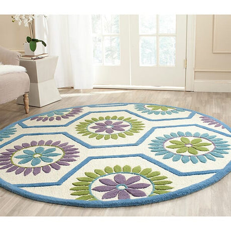 Safavieh Cambridge Cam716A Ivory / Blue Rugs - Safavieh - cam716a - 6r