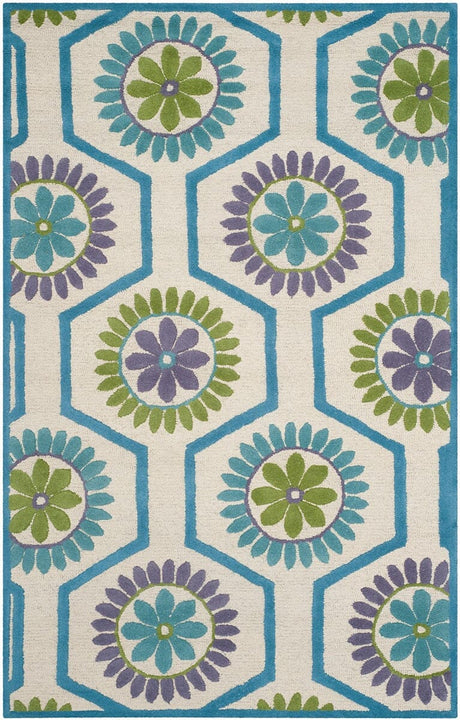 Safavieh Cambridge Cam716A Ivory / Blue Rugs - Safavieh - cam716a - 6r