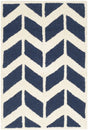 Safavieh Cambridge 2'-0" x 3'-0" Rug in Navy / Ivory