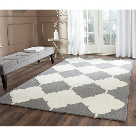 Safavieh Cambridge Cam719D Dark Grey / Ivory Rugs - Safavieh - cam719d - 2