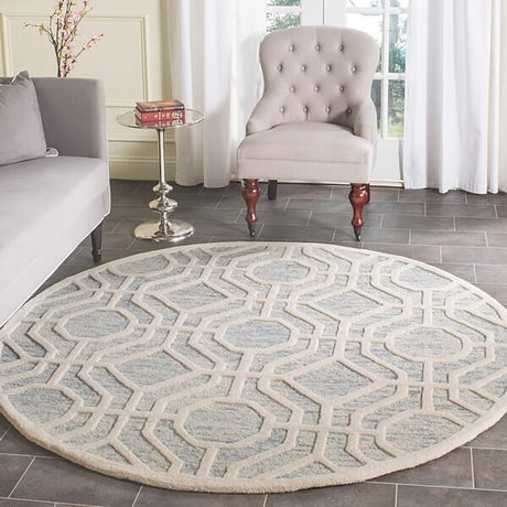 Safavieh Cambridge Cam726B Light Blue / Ivory Rugs - Safavieh - cam726b - 6sq