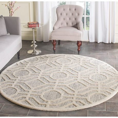 Safavieh Cambridge Cam726G Light Grey / Ivory Rugs - Safavieh - cam726g - 6sq