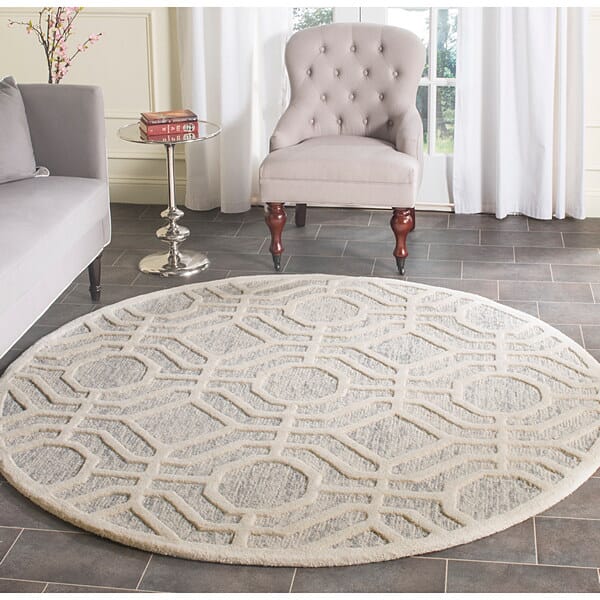 Safavieh Cambridge Cam726G Light Grey / Ivory Rugs - Safavieh - cam726g - 6sq