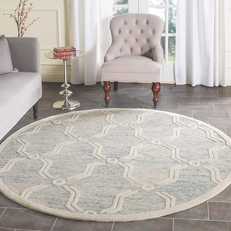 Safavieh Cambridge Cam728B Light Blue / Ivory Rugs - Safavieh - cam728b - 6sq