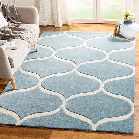 Safavieh Cambridge Cam730B Light Blue / Ivory Rugs - Safavieh - cam730b - 2