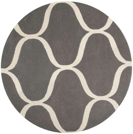 Safavieh Cambridge Cam730D Dark Grey / Ivory Rugs - Safavieh - cam730d - 6r