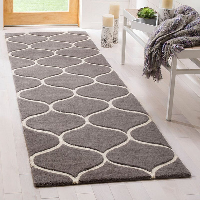 Safavieh Cambridge Cam730D Dark Grey / Ivory Rugs - Safavieh - cam730d - 6sq