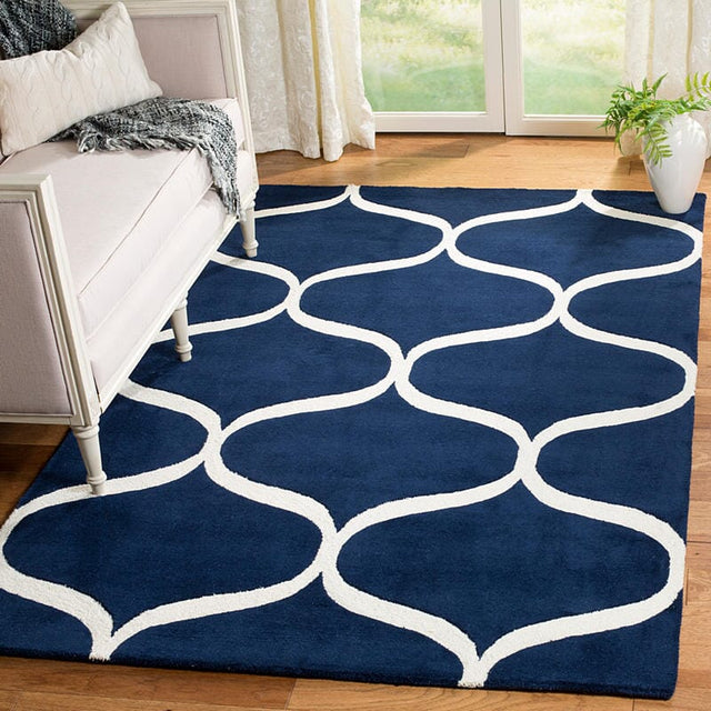 Safavieh Cambridge Cam730M Dark Blue / Ivory Rugs - Safavieh - cam730m - 2