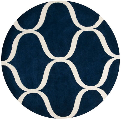 Safavieh Cambridge Cam730M Dark Blue / Ivory Rugs - Safavieh - cam730m - 6r