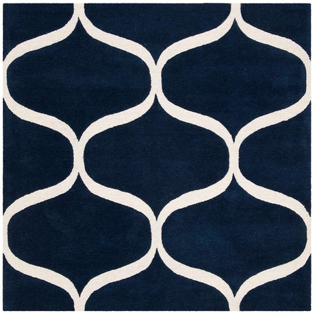 Safavieh Cambridge Cam730M Dark Blue / Ivory Rugs - Safavieh - cam730m - 6sq