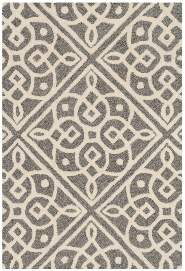 Safavieh Cambridge Cam731D Dark Grey / Ivory Rugs - Safavieh - cam731d - 6r