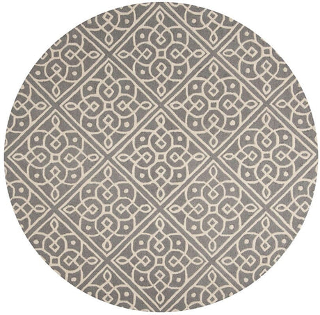 Safavieh Cambridge Cam731D Dark Grey / Ivory Rugs - Safavieh - cam731d - 6r