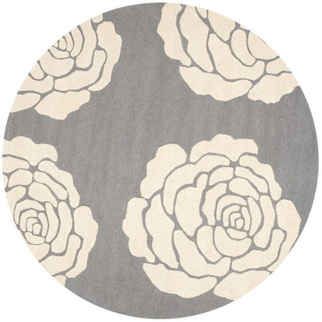 Safavieh Cambridge Cam782D Dark Grey / Ivory Rugs - Safavieh - cam782d - 6r