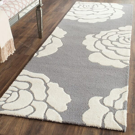 Safavieh Cambridge Cam782D Dark Grey / Ivory Rugs - Safavieh - cam782d - 6sq