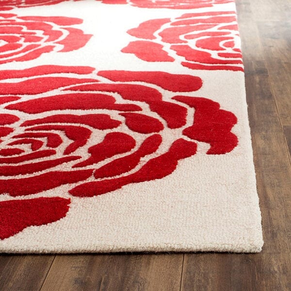 Safavieh Cambridge Cam782I Ivory / Red Rugs - Safavieh - cam782i - 2