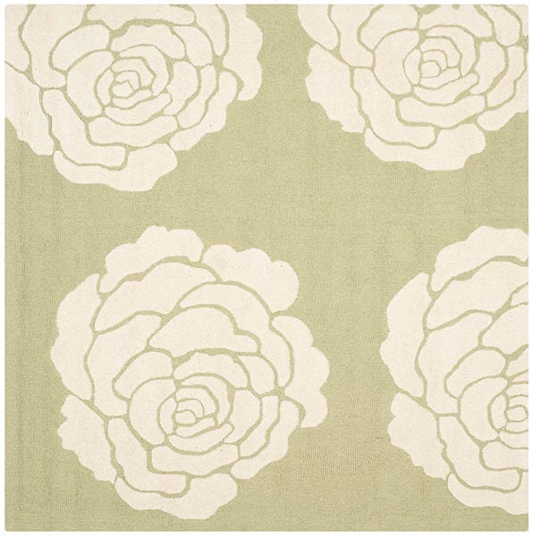 Safavieh Cambridge Cam782N Lime / Ivory Rugs - Safavieh - cam782n - 6sq