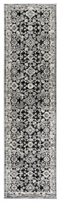 Safavieh Cameron 2'-2" x 8'-0" Rug in Black / Grey Ivory