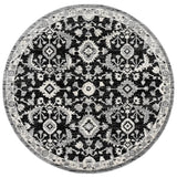 Safavieh Cameron 6'-7" x 6'-7" Rug in Black / Grey Ivory