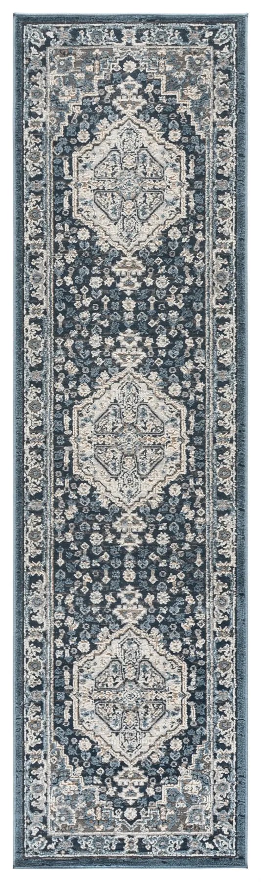 Safavieh Cameron 2'-2" x 8'-0" Rug in Blue / Grey