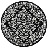 Safavieh Cameron 6'-7" x 6'-7" Rug in Black / Ivory