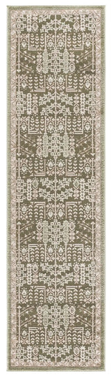 Safavieh Cameron 2'-2" x 8'-0" Rug in Green / Ivory