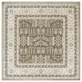 Safavieh Cameron 6'-7" x 6'-7" Rug in Green / Ivory