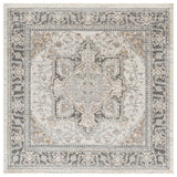 Safavieh Cameron 6'-7" x 6'-7" Rug in Grey / Ivory Beige