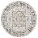Safavieh Cameron 6'-7" x 6'-7" Rug in Grey / Ivory Beige