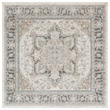 Safavieh Cameron 6'-7" x 6'-7" Rug in Grey / Ivory Beige