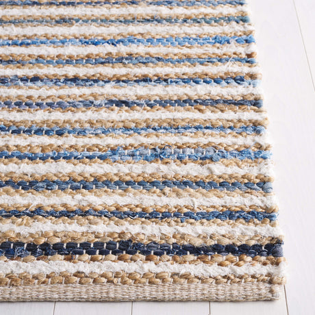 Safavieh Cape Cod Cap151M Natural/Blue Rug - Safavieh - cap151m - 3