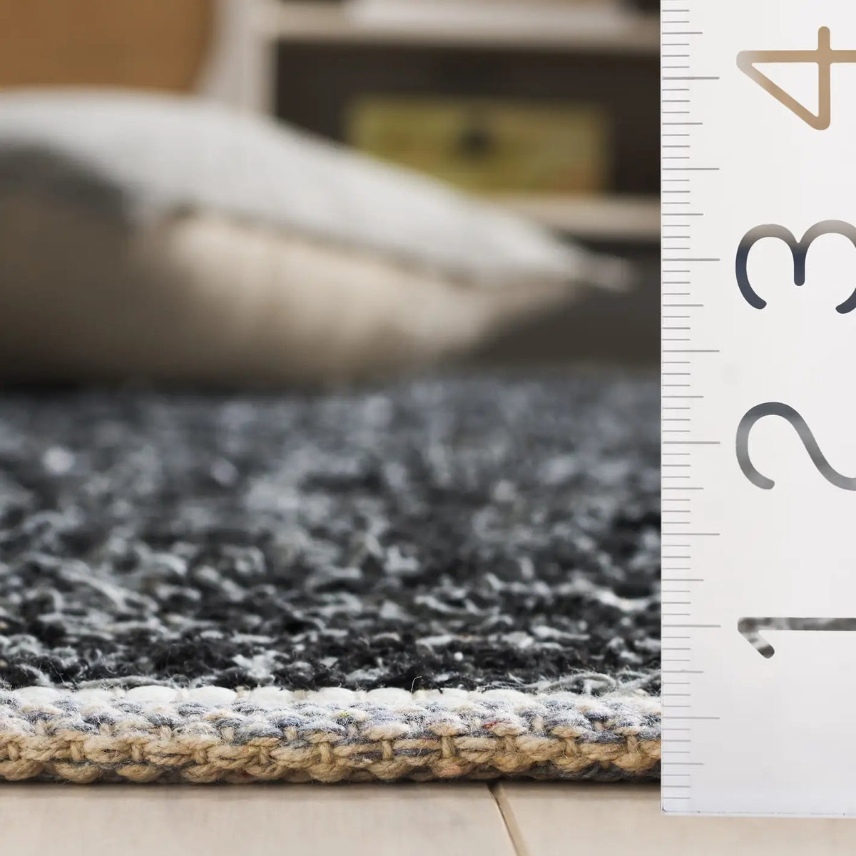 Safavieh Cape Cod 4'-0" x 6'-0" Rug in Grey / Black