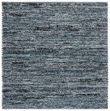 Safavieh Cape Cod 6'-0" x 6'-0" Rug in Light Blue / Black