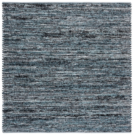 Safavieh Cape Cod 6'-0" x 6'-0" Rug in Light Blue / Black