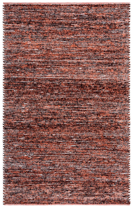 Safavieh Cape Cod 4'-0" x 6'-0" Rug in Orange / Black