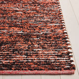 Safavieh Cape Cod 4'-0" x 6'-0" Rug in Orange / Black