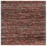 Safavieh Cape Cod 6'-0" x 6'-0" Rug in Orange / Black