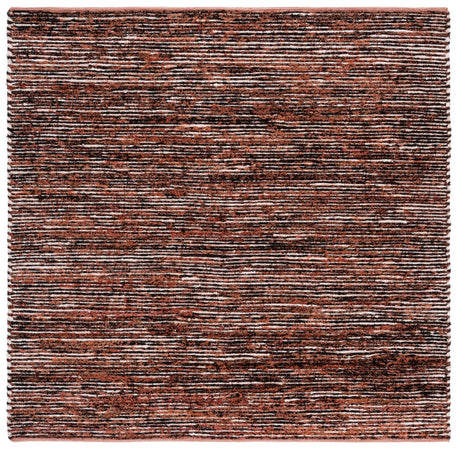 Safavieh Cape Cod 6'-0" x 6'-0" Rug in Orange / Black