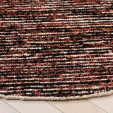 Safavieh Cape Cod 6'-0" x 6'-0" Rug in Orange / Black