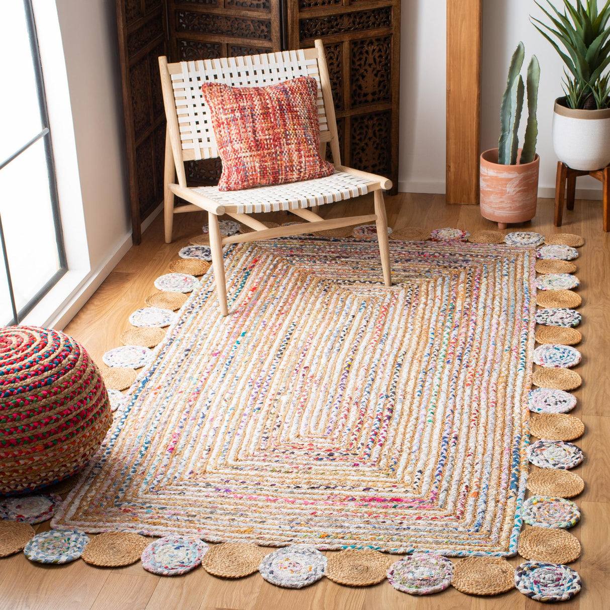 Safavieh Cape Cod Cap201B Beige/Multi Rug - Safavieh - cap201b - 2