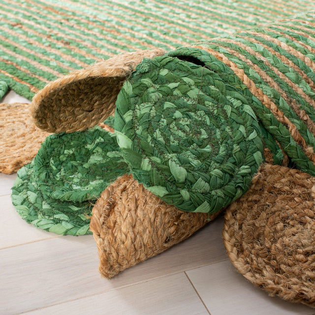 Safavieh Cape Cod Cap201Y Green/Natural Rug - Safavieh - cap201y - 4r